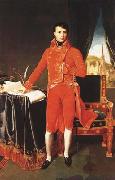 Jean Auguste Dominique Ingres Napoleon Bonaparte in the Uniform of the First Consul (mk04) oil